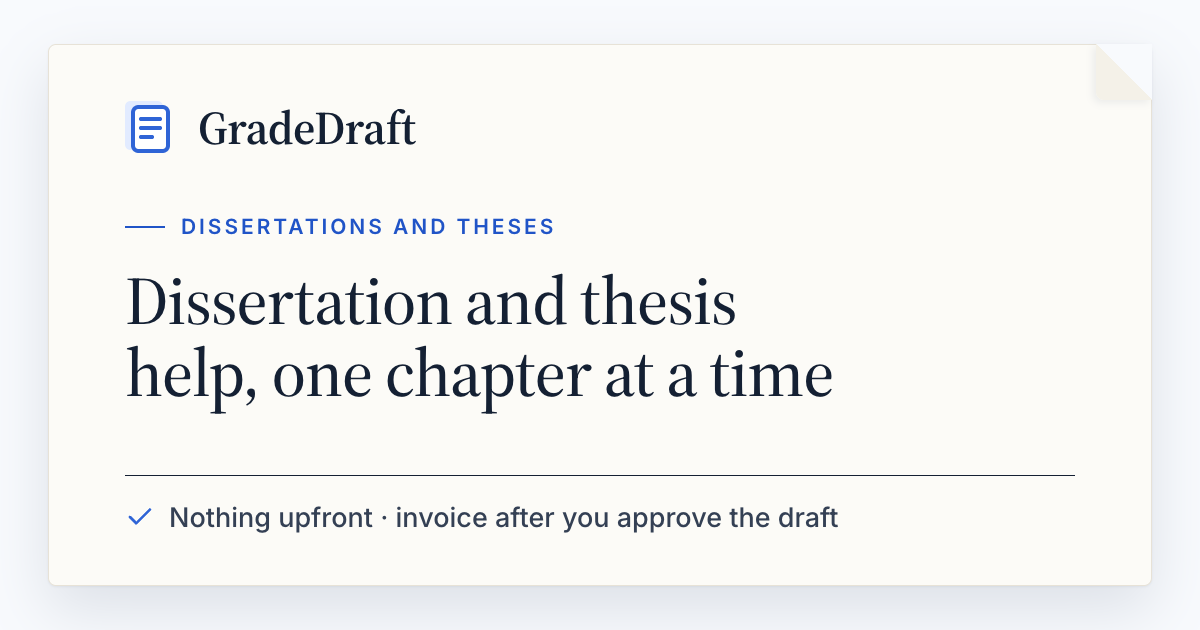 Buy Thesis Paper Online | Master's Level